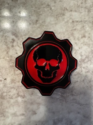 Gears Of War Promo ~  Omen Emblem, Metal Belt-Buckle {Epic Games, 2007} PreOwned - Изображение 1 из 2