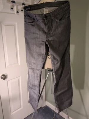 Patagonia Hombre Algodón Orgánico Talla 30 Cintura Gris 30 Entrepierna Botón Largo Mosca Foto 1 de 4