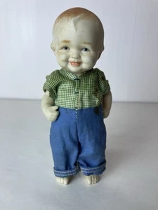 Antique German bisque doll 6.5in tall see description - Picture 1 of 14