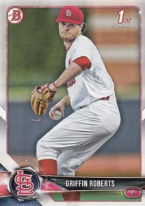 Lote de (10) tarjetas de novato 2018 Bowman Draft Griffin Robert 1st #BD-137 Cardinals - Imagen 1 de 1