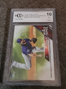2016 Topps WSC JAKE ARRIETA WS4 graded BECKETT 10  - Picture 1 of 2