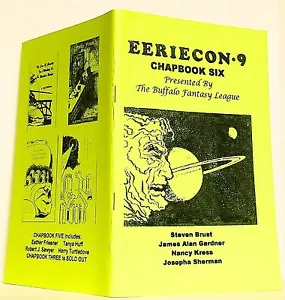 SIGNED Eeriecon Chapbook 6: Steven Brust, J. A. Gardner, Nancy Kress, J. Sherman - Foto 1 di 7