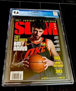 CHET HOLMGREN ROOKIE RARE SLAM 2024 NEWSSTAND INVESTMENT GRADE 30th CGC 9.6 - Picture 1 of 3