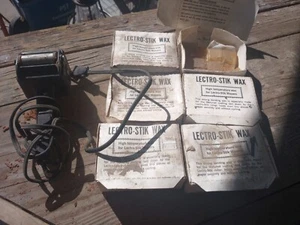 Lectro-Stik Waxer & Extra Refill Wax 5+ Boxes. Auto On/Off - Picture 1 of 4