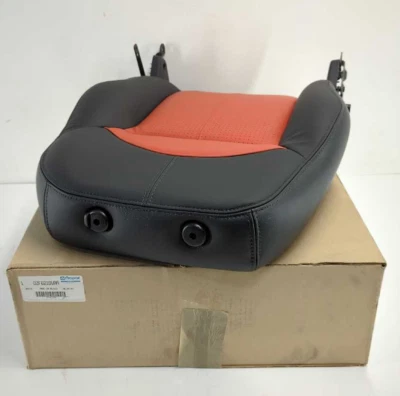 Nueva cubierta superior de asiento de cuero para Chrysler 2005 PT Street Cruiser negra naranja izquierda OEM Foto 1 de 4