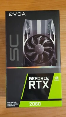 EVGA GeForce RTX 2060 SC Overclocked 6GB GDDR6 Scheda Video (06G-P4-2062-KR) - Immagine 1 di 4