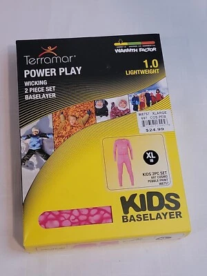 Capa Base Térmica Terramar 1.0 Niños Power Play Rosa XL Niñas Ropa Interior Larga Foto 1 de 4