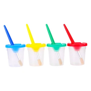 Brush Tool Paint and Cups for Toddlers Kids Painting Tools Child - Picture 1 of 12