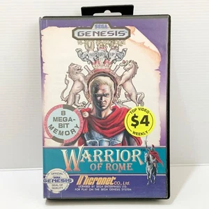 Warrior Of Rome + Box & Manual - Sega Genesis - Tested & Working - Free Postage - Picture 1 of 5