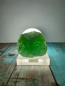 Andara Crystal Rough Neu Surf Türkis Weiß Punkt 780gr mit Basis für Dekoration - Bild 1 von 7