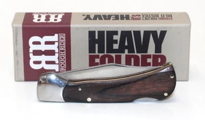 Navaja de bolsillo Rough Rider RR1354 Hunter Lockback mango de madera 3 1/4" en caja - Imagen 1 de 2