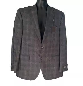 Nuevo con etiquetas Abrigo Deportivo de Lana Jack Victor Blazer Chaqueta Para Hombre Talla 42L Bolsillos Forrados a Cuadros - Imagen 1 de 21