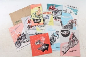 Assortment of old Triumph brochures advertising + envelope - Picture 1 of 21