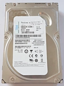 750 GB SAS IBM System X 42D0546 ST31000424SS 7200RPM 16MB HDD 3.5 " Hard Drive - Picture 1 of 1