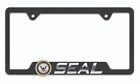 Navy SEAL 3D Black Metal License Plate Frame