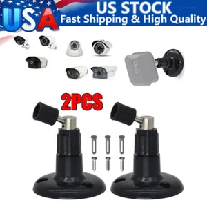 2 Pack  in/outdoor Wall Mounted Camera Mount Bracket  Adjustable Security Holder - Picture 1 of 12
