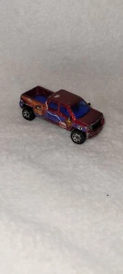 Vtg 2001 MATCHBOX GMC TERRADYNE SUPERMAN DC COMICS 1:64 RED DIECAST PICKUP TRUCK - Image 1 of 4