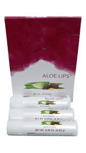Aloe Lips with Aloe Vera & Jojoba Lip Balm for Lip Care (New pack of 3) - Picture 1 of 8