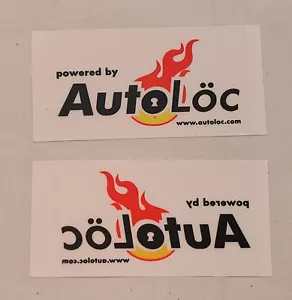 AUTOLOC STICKER DECAL LABEL INSIDE OUTSIDE MOUNT 3-1/2X2 - Picture 1 of 3