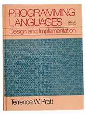 Programming Languages: Design and - Hardcover, by Terence W. Pratt - Acceptable