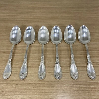 Juego de cubiertos de plata vintage 1881 Rogers 1908 LA VIGNE cucharadas de uva (6) Foto 1 de 4