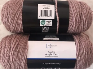 MAINSTAYS METALLIC SPARKLE YARN, 5 OZ DISCOUNT SHIP ON 2+ - Picture 1 of 12