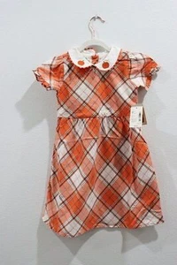 gymboree toddler girls 5t vintage retro 1970's style thanksgiving dress outfit - Picture 1 of 2