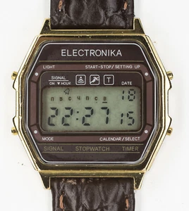 Reloj de pulsera vintage ELEKTRONIKA para hombre URSS - Imagen 1 de 8