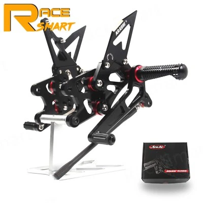 V2.0 Rearsets Footpegs Footrest Rear Set For Suzuki GSXR1000 2007 2008 GSXR 1000 - Image 1 of 4