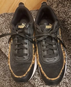 PUMA DAMEN-SNEAKER SCHWARZ/LEOPARD GRÖSSE 7 - Bild 1 von 7