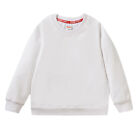 Toddler Boys Girls Winter Solid Cotton Sweatshirt Long Sleeve Round Neck Top