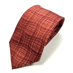 Paul Malone Redline Necktie 100% Silk Orange - Picture 1 of 8
