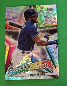 VIDAL BRUJAN RC 2022 Topps Chrome LOGOFRACTOR FUTURE STARS Refractor #FS-2 - Picture 1 of 2