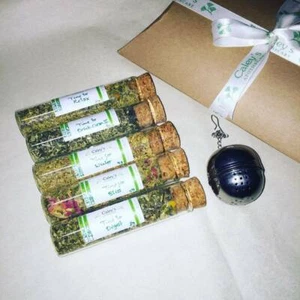 Caley's Boticario Orgánico Suelto Mezclas de Té Selección Set de Regalo - Imagen 1 de 1