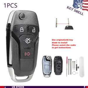 For 2013 2014 2015 2016 Ford Fusion Keyless Remote Car Key Shell Case N5F-A08TAA - Picture 1 of 13