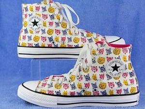 Converse CTAS Jungle Cat Print High Top Sneakers Junior  Size 5.5 Womens Size 7 - Picture 1 of 14
