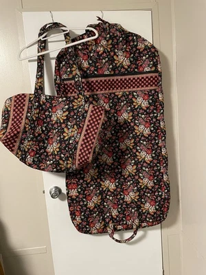 VERA BRADLEY Anastasia Patrón Floral Prenda Viaje Colgante Bolso Y Bolsa de Lona Foto 1 de 4