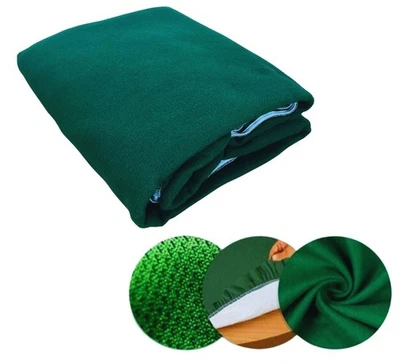 FAIR SHOP Copritavolo da Gioco Tappeto Tavolo Poker Panno Verde con Elastico 140 x 140 cm