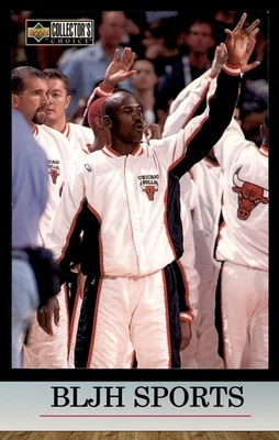 1997-98 Collector's Choice #394 Michael Jordan Chicago Bulls (2B4) - Image 1 of 2