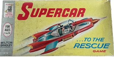Vintage 1962 Gerry Anderson Super Car To The Rescue Board Game With Mike Mercury - Image 1 of 4