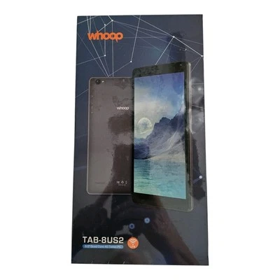 WHOOP Tablet PC TAB-8US2 8" Quad Core 4G NEW Sealed with Accessories - Image 1 of 4