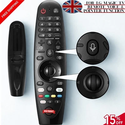 Puntero de rueda de desplazamiento de control remoto mágico de voz para LG MR20GA AKB75855501 - Imagen 1 de 4