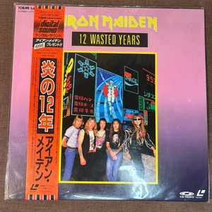 Sealed IRON MAIDEN 12 Wasted Years JAPAN Laser Disc LD L070-1119 OBI 1st press - Picture 1 of 17