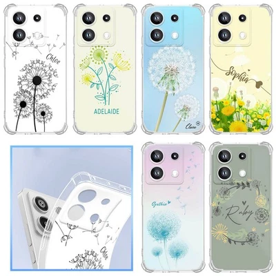Funda de teléfono con diseño de diente de león cubierta de goma personalizada para Xiaomi 15 14 13 Redmi 9A 14C Foto 1 de 4