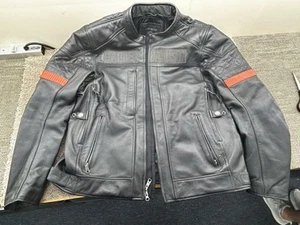 Giacca equitazione bici Harley Davidson uomo pelle nera XL 98000-20VM - Foto 1 di 12