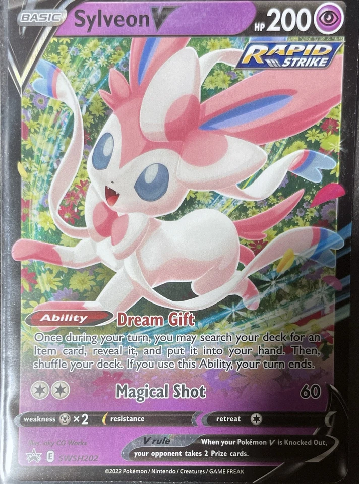 Sylveon V Promo SWSH: Sword & Shield Promo Cards SWSH202 NM - Image 1 of 1