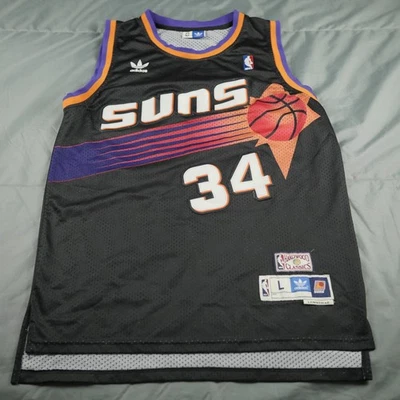 Винтажная мужская большая баскетбольная футболка Phoenix Suns NBA Charles Barkley 34 Adidas - Изображение 1 из 4