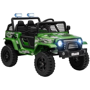 Kids 12V Ride On Truck Spring Suspension Remote Music Horn Lights GREEN NEW UK - Picture 1 of 10