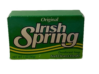 Sabonete em barra desodorante original Irish Spring, tamanho de banho de 5 oz onça - barra única - Imagem 1 de 4