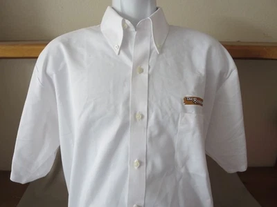 New The Beachcomber Cafe Crystal Cove White Staff Button Up Shirt Size 17 2XL - Image 1 of 4